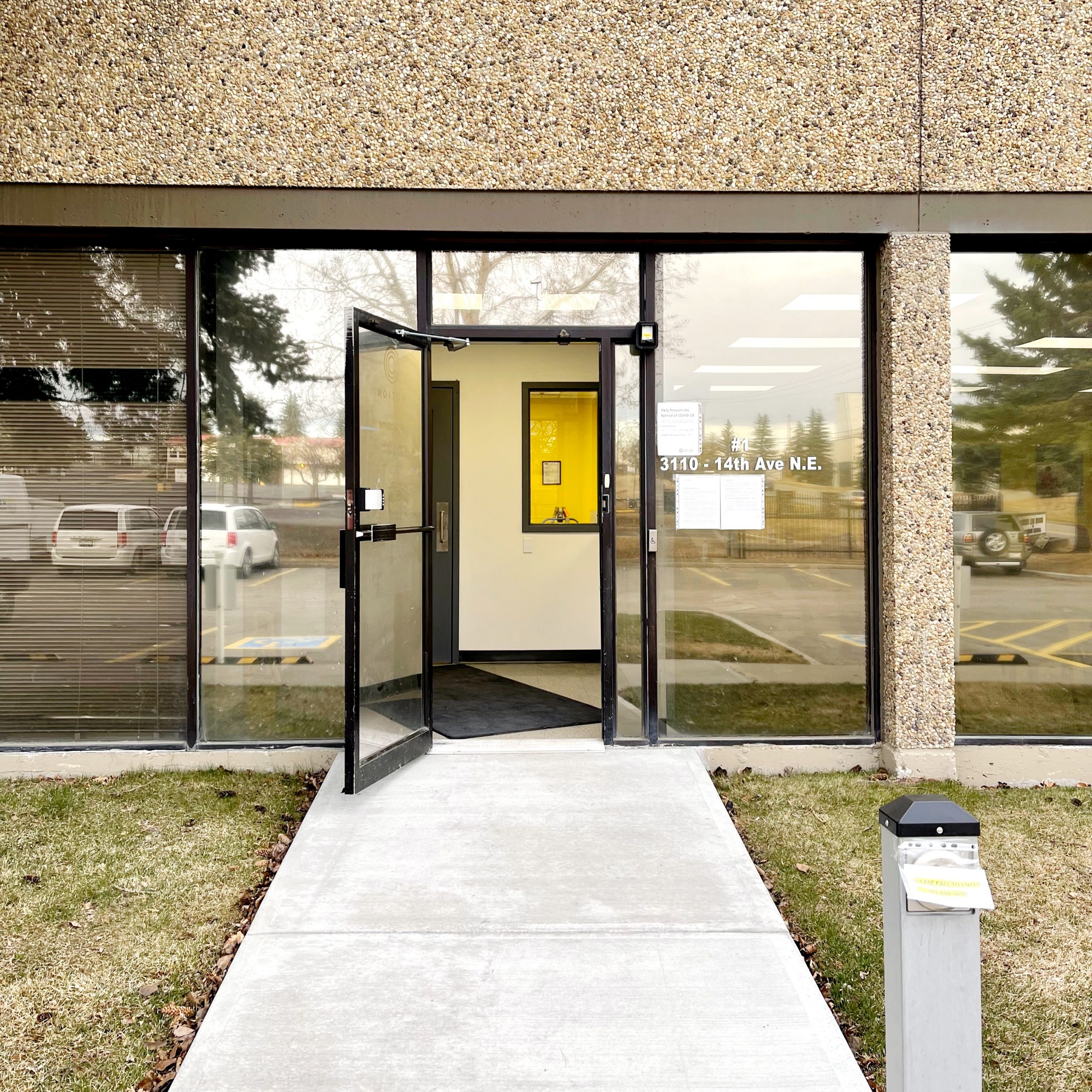 Calgary storefront entrance