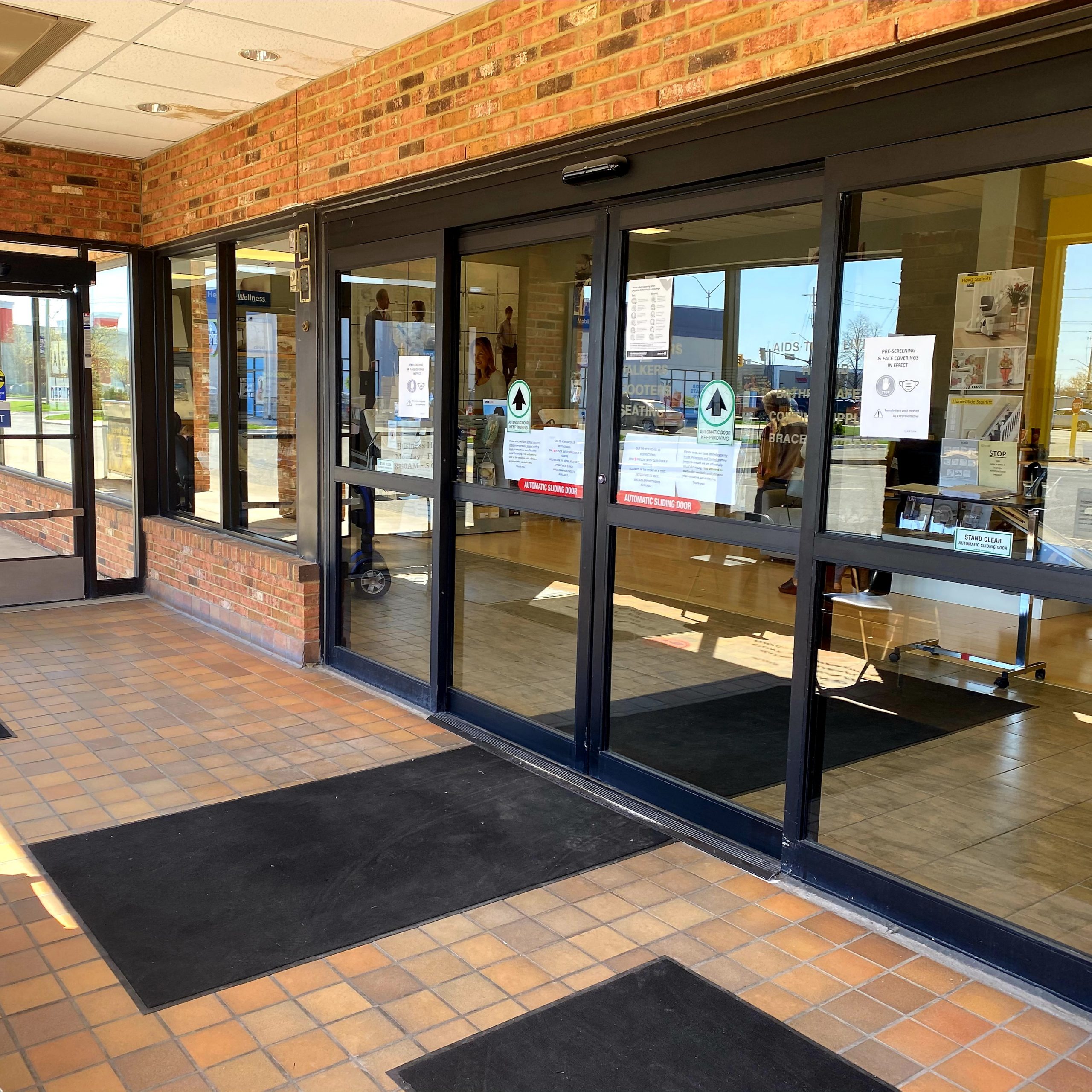 St. Catharines accessible entrance to store