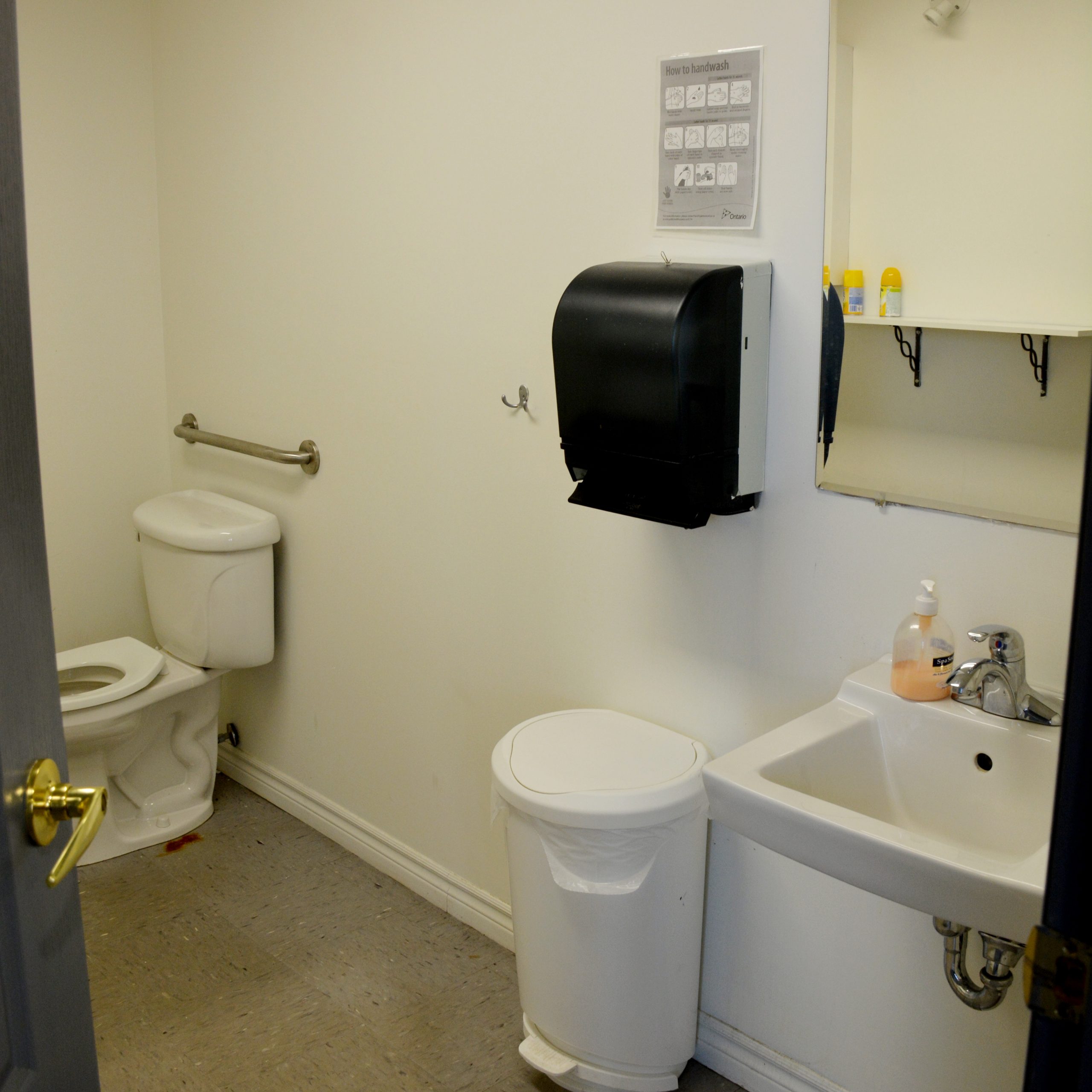 Sault Ste. Marie accessible washroom