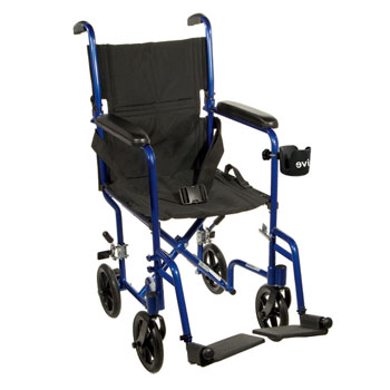 17″ Aluminum Transport Chair