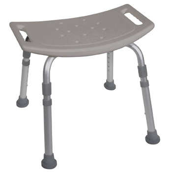 Deluxe, Aluminum Bath Seat w/o Back