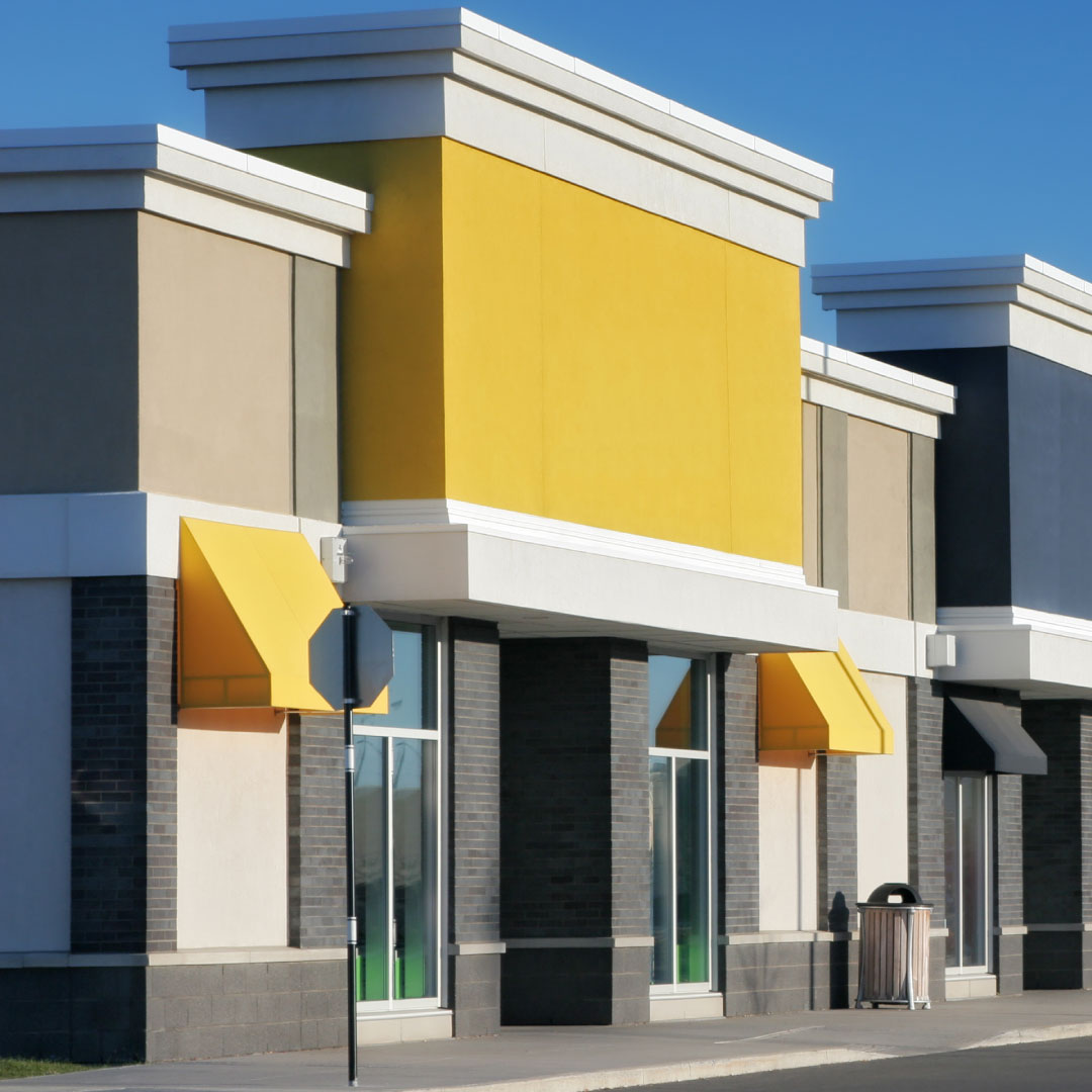 Yellow building